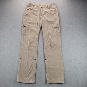Kuhl Splash Roll-Up Pants Womens 6 R Hiking Camping Climbing Beige